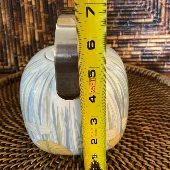 Rosenthal Vintage Porcelain Teapot Coffee Pot Alain Le Foll MCM Asian Floral - Picture 12 of 12